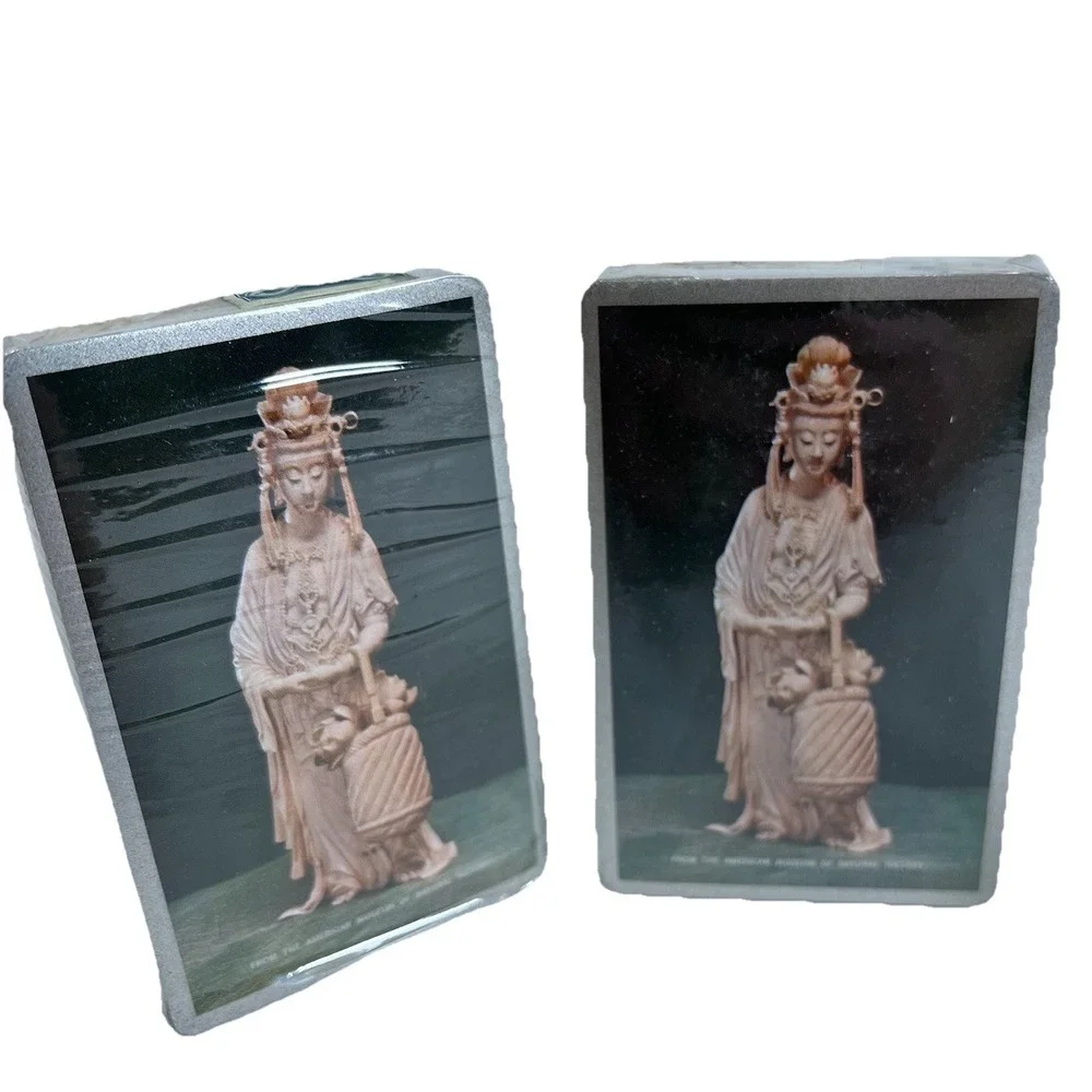 Congress Double Deck‎ Canasta Art Museum Playing Cards Pull Drawer Box Sealed